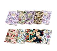 Pigna, Cuaderno Maxi Flores de la Naturaleza, A4 21x29,7 cm, 5M interior, 5 mm cuadrado, 80 g/m², Papel reciclado, temas surtidos, 10