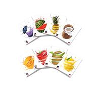 Pigna, Cuaderno Maxi Frutas, tamaño A4 21x29,7 cm, 80 páginas + guarda, papel 80 g/m², interior 0C, pautado con margen, Tapas surtidas, 10 unid.
