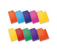 Pigna, Cuaderno maxi monocromo QI, útiles para disgrafía, dislexia, disortografía discaculia, 0B, líneas III elemental, paquete de 10