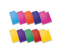 Pigna, Cuaderno maxi monocromo QI, útiles para disgrafía, dislexia, disortografía discaculia, interior Q2, cuadro de 5 mm, paquete de 10