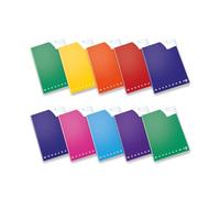 Pigna, Cuaderno maxi monocromo QI, útiles para disgrafía, dislexia, disortografía, discaculia, QR, cuadro de 5 mm y líneas, paquete de 10