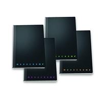 Pigna Cuaderno monocromo con encuadernación filo Singer, 5M, cuadriculado, formato A5 15x20,3 cm, perfecto para notas y dibujos, 5