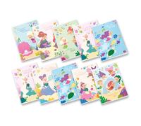 Pigna, Maxi cuaderno Sirene, formato A4 21 x 29,7 cm, páginas 80 + solapa, papel 80 g/m², interior 0C, rayas con margen, tapas surtidas, 10 unidades