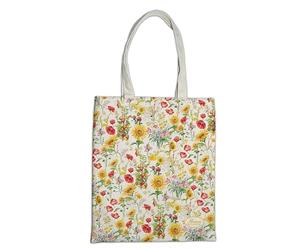 Pigna Nature Flowers, Bolsa de la Compra Mujeres, Multicolor, Formato 38,5x42 cm