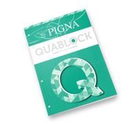 Pigna quablock - Collar Block con 4 orificios A5, 50 hojas, paquete de 5