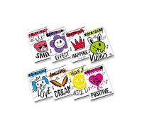 Pigna, Rebel Graffiti Maxi Cuaderno, A4 21x29,7 cm, 80 páginas + borde de plomo, papel 80 g/m², interior 0C, pautado secundaria y bachillerato, tapas surtidas, 10 unid.