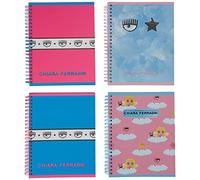Pigna Skip Chiara Ferragni - Cuaderno (A5, 4 unidades), 02317985M