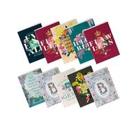 Pigna x Bridgerton, paquete de 10 cuadernos maxi A4, cuaderno de papel de 80 g, 80 páginas + cubierta personalizable, interior 1R, rayado