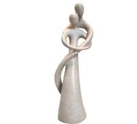 PIGPIGFLY Estatua de Pareja,Centro de Mesa Decorativo Salon,Escultura Abstracta, Decoración de Estantería,Figuras Decorativas,Decoracion Hogar,Decoracion Mesa Comedor（Arenisca）