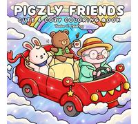 Pigzly Friends: Cute Pig Coloring Book for Adults and Teens Featuring Cozy Scenes, Comfy Moments, and Adorable Animal Friends (Pigzly Series)