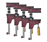 Piher Abrazadera paralela modelo PRL 80 cm de longitud de trabajo, 4 unidades en el set