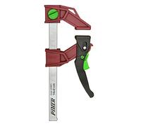 PIHER Mordaza Ligera de Nylon y Fibra de Vidrio, Acero aleado, Rojo