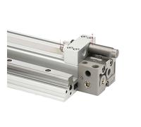 PIHWGUVD Cilindro sin vástago MY1H20-400 MY1H20G-400 con unión mecánica y Orificios estándar - Guía de Alta precisión(MY1H20-400)