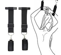 PIIKNUO Esposas Juguetes Sexuales, Juegos Sexuales Pareja Adulto, BDSM Bondage Set, Parejas SM Cortex Set para Montaje de Puerta, Parejas Mujeres Restricciones Juguete con 2 Esposas de Muñeca