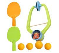Piing -Pong - Entrenador para juegos de puerta, mesa de tenis, juego de ping pong con puerta portátil para el hogar, juego de pong para niños con raquetas y pelotas
