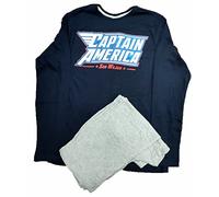 Pijama Adulto Capitán América Marvel Talla S Composición: 100% algodón