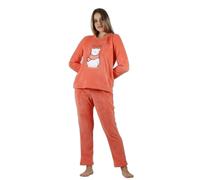 Pijama cálido de manga larga para mujer Admas Hello Winter L