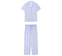 Pijama Camisero Capri Viscosa Rayas