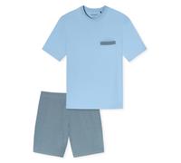 Pijama corto ' Comfort Nightwear ' Hombre SCHIESSER L-XL aqua / azul claro