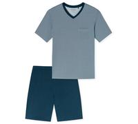 Pijama corto ' Comfort Nightwear ' Hombre SCHIESSER M azul oscuro / gris