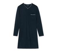Pijama corto 'Fine Interlock' Hombre SCHIESSER M azul oscuro / blanco