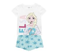 Pijama Corto Frozen Niño Verano - Pijama Infantil Disney 2 Piezas, Camiseta y Pantalón Corto, Transpirable, Cómodo y Suave