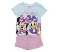 Pijama Corto Minnie 2 Piezas para Niños y Niñas - Pijama Infantil Disney Suave, Cómodo y Transpirable, Ropa para Dormir y Descanso