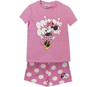 Pijama Corto Single Jersey Minnie - Ropa de Dormir Confortable y Suave para Niñas - Pijama Corto Infantil con Diseño de Minnie, Ideal para Verano