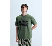 Pijama corto Snoopy Peanuts™ KAKI XXL