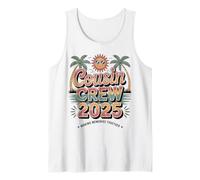 Pijama Cousin Crew 2025 para niños y niñas a juego Camiseta sin Mangas