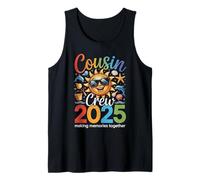 Pijama Cousin Crew 2025 para niños y niñas a juego Camiseta sin Mangas