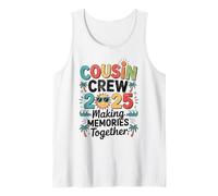 Pijama Cousin Crew 2025 para niños y niñas a juego Camiseta sin Mangas