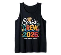 Pijama Cousin Crew 2025 para niños y niñas a juego Camiseta sin Mangas