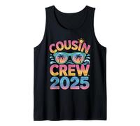 Pijama Cousin Crew 2025 para niños y niñas a juego Camiseta sin Mangas