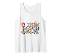 Pijama Cousin Crew para niños y niñas a juego Camiseta sin Mangas