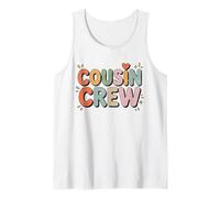 Pijama Cousin Crew para niños y niñas a juego Camiseta sin Mangas