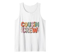 Pijama Cousin Crew para niños y niñas a juego Camiseta sin Mangas