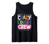 Pijama Crazy Cousin Crew para niños y niñas, regalos a juego Camiseta sin Mangas