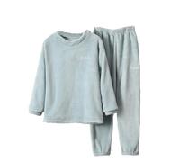 Pijama de caballero medieval/knight para niños, cálido, monocolor, conjunto para niños y niñas, ropa de casa suave, mullida, con pantalones de chándal de forro polar, pijama para niños tipo mono