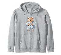 Pijama de café Sleepy Bear No Morning Person Sudadera con Capucha