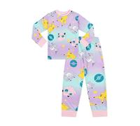 Pijama de forro polar rosa de Pokemon para niñas, Pikachu para niños, rosa, 8-9 años