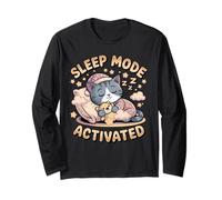 Pijama de Gatito Kawaii Activado en Modo de sueño Manga Larga
