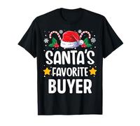 Pijama de Grupo a Juego de Navidad de Santas Favorite Buyer Camiseta