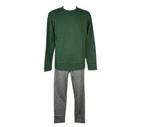 Pijama de hombre RAGNO interlock warm cotton invierno manga larga cuello redondo