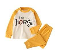 Pijama de Manga Larga y cálido para Uso Diario, a Juego para Hermanos, de 6 Meses y 8 años Princesas