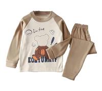 Pijama de Manga Larga y cálido para Uso Diario, a Juego para Hermanos, de 6 Meses y 8 años Princesas Mujer Hombre