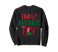 Pijama de Navidad familiar con diseño "I'm The Brother Elf" Sudadera