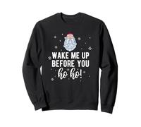 Pijama de Navidad Wake Me Up Before You Ho Santa Sudadera
