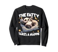 Pijama de Panda el Panda Gordo Toma una Siesta por la mañana Sudadera