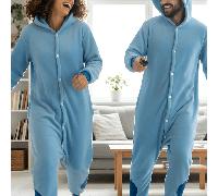 Pijama de Peluche Cosplay de Bulbasaur Pokémon con Capucha y Bolsillos, Nerd Hunters, 100% Poliéster, Otoño e Invierno, Casual, y Uso Diario, Tallas S - XXL (145 - 195 cm)